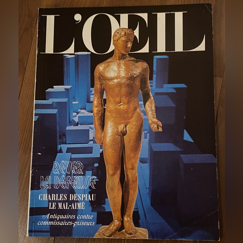 Art magazine 1974 vintage
